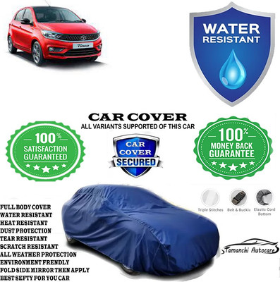 Tamanchi Autocare Car Cover For Tata Tiago(Blue)