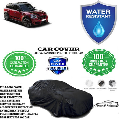 Tamanchi Autocare Car Cover For Mini Cooper Countryman Cooper S JCW Inspired Petrol(Black)
