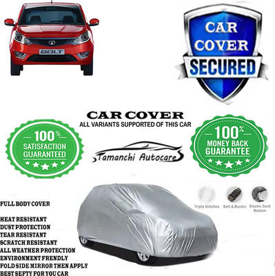 Tamanchi Autocare Car Cover For Tata Bolt Revotron XE(Silver)