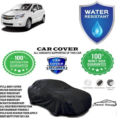 Tamanchi Autocare Car Cover For Chevrolet Sail Hatchback(Black)