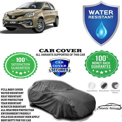 Tamanchi Autocare Car Cover For Toyota Etios Liva VXD Limited Edition Diesel(Grey)