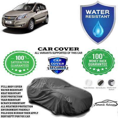 Tamanchi Autocare Car Cover For Chevrolet Sail Hatchback 1.2 LS(Grey)