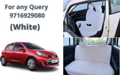 Chiefride Cotton Car Seat Cover For Nissan Micra(NA, Without Back Seat Arm Rest, 5 Seater)