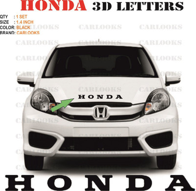CARLOOKS Sticker & Decal for Car(Black)
