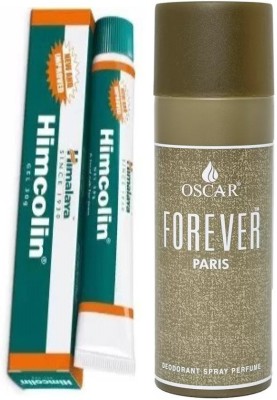 HIMALAYA Himcolin Gel and Oscar Forever Deodorant  (2 Items in the set)