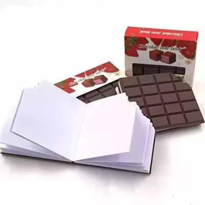 MSN new chocolate diary Pocket-size Note Pad 100 Pages(Brown)