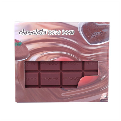 MSN new chocolate diary Pocket-size Note Pad 100 Pages(Brown)
