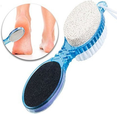 AK traders 4 In 1 Foot File With Pedicure And Manicure Brush Multi Use,1PCS(Multicolor)