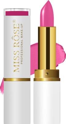 MISS ROSE 3D Fantastic Mineral Long Lasting Matte Lipstick, 3.4gm, Pink