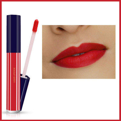 THTC Red Ulti-Matte Liquid Lipstick for Long Wearing Lightweight Texture(Red, 8 ml)