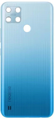 Sandreezz Realme C25_Y (with Proper Logo) Back Panel(Blue)