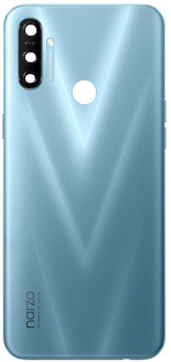Sandreezz Realme Narzo 20A (with Proper Logo) Back Panel(Blue)