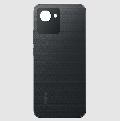 Sandreezz Realme C30 (with Proper Logo) Back Panel(Black)