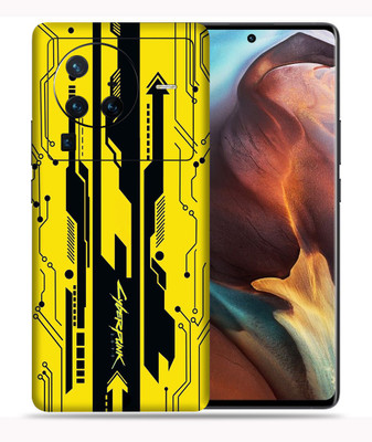 SkinoMania X80 Pro-5G Mobile Skin(Dark Yellow Cyberpunk)