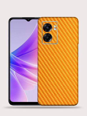 OggyBaba Oppo K10 5g, Carbon Fiber Golden Mobile Skin(Golden)