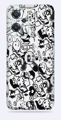 SkinoMania Nord CE2 Lite-(5G) Mobile Skin(B&W Doodle)