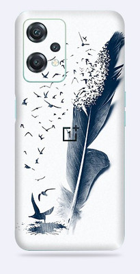 SkinoMania Nord CE2 Lite-(5G) Mobile Skin(Multicolour Feather Art)