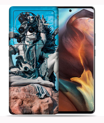 WeCre8 Skin's Vivo X80 Pro 5G Mobile Skin(Bhole Nath Multicolor Mobile Skin)