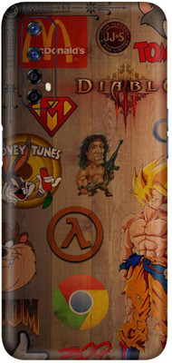 wrap craft Realme Narzo 20 Pro Mobile Skin(Multicolor)