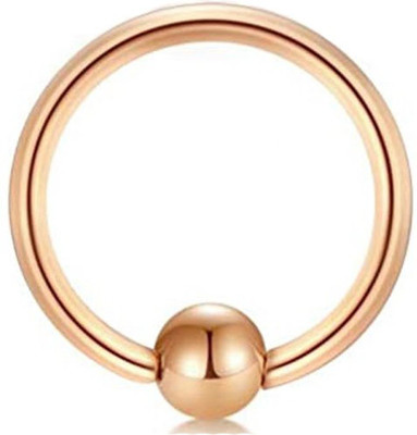 Sorellaz Rhodium Plated Metal Nose Ring