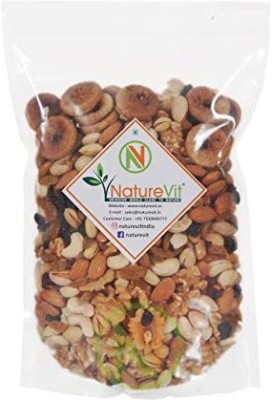 Nature Vit Mix Dried Fruits [Mix Nuts], 1 kg [Almonds, Cashew Nuts & Raisins] Almonds, Cashews, Raisins(1 kg)