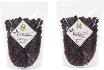 Nature Vit Whole Dried Cranberries 2 Kg [Pack of 2] | Antioxidant Rich, Immunity Booster Cranberries(2 x 1 kg)