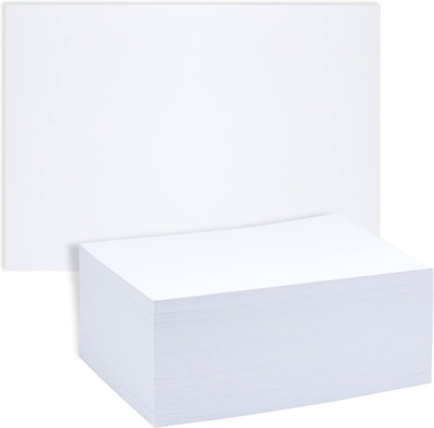 KRASHTIC Multipurpoes Use A4 Ivory Sheet 300 GSM Thick Pack of 40 Sheet For Drawing Plain A4 300 gsm Drawing Paper(Set of 40, White)