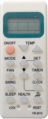 NixGlobal 73 YR-M10 AC Remote Compatible with HAIER AC Remote Controller(White)