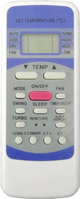 NixGlobal 160 AC Remote Compatible with ONIDA AC Remote Controller(White)