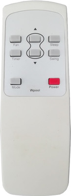 NixGlobal 53 AC Remote Compatible with WHIRLPOOL AC Remote Controller(White)