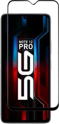 Hyper Edge To Edge Tempered Glass for infinix note 12 Pro 5G, Infinix Note 12i(Pack of 1)