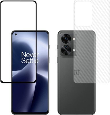 Vatsin Front and Back Tempered Glass for OnePlus Nord 2T 5G, OnePlus Nord 2T 5G (Back Carbon Fiber)(Pack of 2)