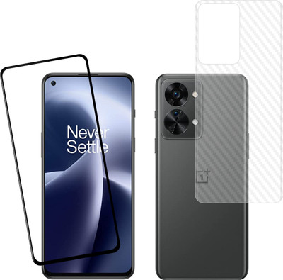 Ten To 11 Front and Back Tempered Glass for OnePlus Nord 2T 5G, OnePlus Nord 2T 5G (Back Carbon Fiber)(Pack of 2)
