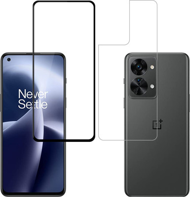 Vatsin Front and Back Tempered Glass for OnePlus Nord 2T 5G(Pack of 2)