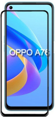 SRT Edge To Edge Tempered Glass for OPPO A76(Pack of 1)