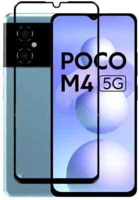 SRT Edge To Edge Tempered Glass for Poco M4 5G(Pack of 1)