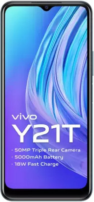 venusmobile Vivo Y21T (Midnight Blue, 4GB RAM, 128GB ROM) (Midnight Blue, 128 GB)(4 GB RAM)