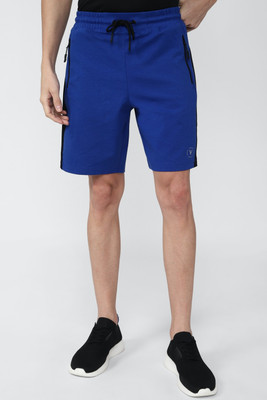 VAN HEUSEN Printed Men Blue Regular Shorts