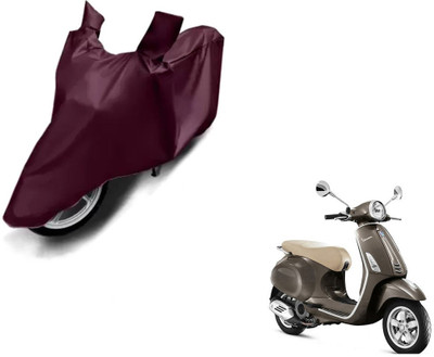 Selifaur Waterproof Two Wheeler Cover for Piaggio(Vespa VXL, Brown)