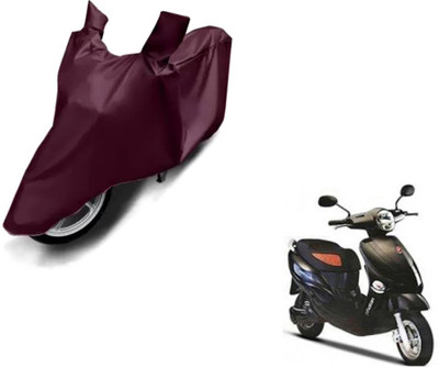 Selifaur Waterproof Two Wheeler Cover for Hero(Electric Photon, Brown)