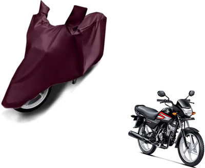 Selifaur Waterproof Two Wheeler Cover for Hero(CD 110 Dream, Brown)