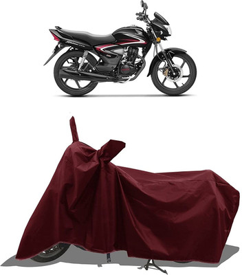 KEDIT Waterproof Two Wheeler Cover for Honda(CB Shine, Maroon)