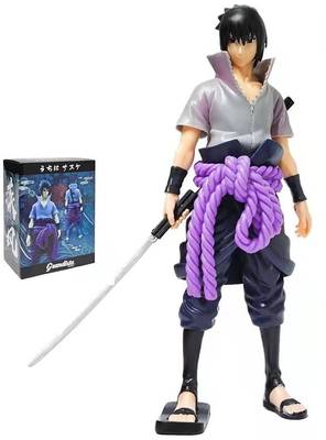 Trunkin Naruto Sasuke Uchiha with Sword 26 CMs Action Figure Weeb Manga Toy Collectible