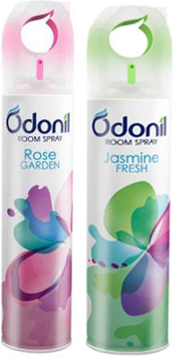 Odonil Freshner Jasmine And Rose Combo Spray Jasmine ROSE(2 x 150 ml)