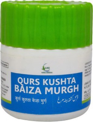 Cure Herbal Qurs Kushta Baiza Murgh (60tab) (Pack Of 4)(Pack of 4)