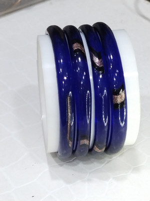 Smita collection Glass Bangle Set(Pack of 4)