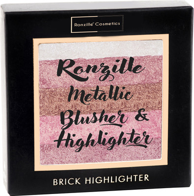 RONZILLE Baked Blusher & Highlighter, Face Makeup -03(Shade-03)