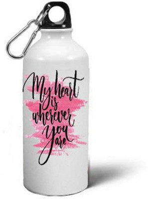 CHARMING 600 ml Aluminium Sipper(Pack of 1, White)