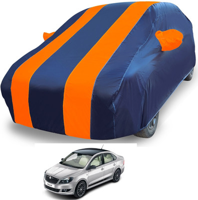 Euro Care Car Cover For Skoda Rapid (With Mirror Pockets)(Orange)