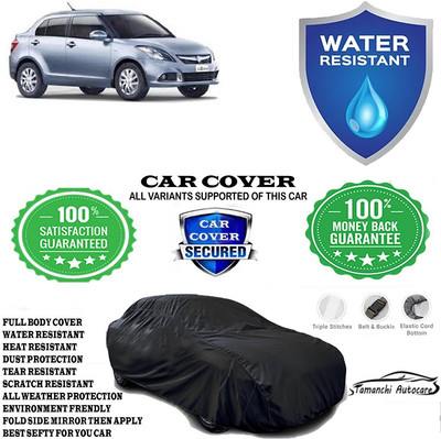 Tamanchi Autocare Car Cover For Maruti Suzuki Swift Dzire LDI Optional(Black)